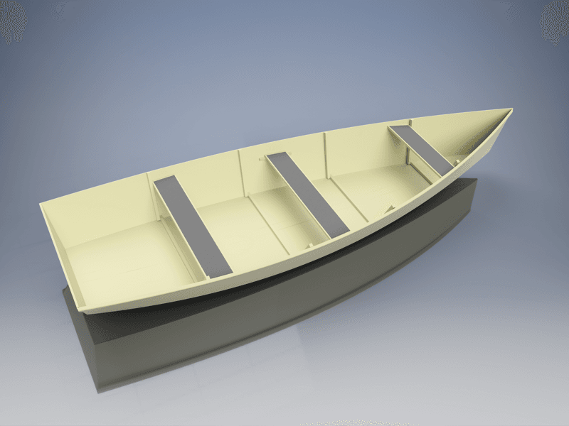 Simple 14 Foot (4.15m) Plywood Skiff Plans